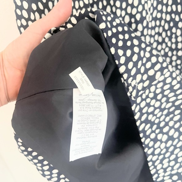 J. Crew Navy and White Basketweave “Oncilla” Sleeveless Sheath - Picture 7 of 12